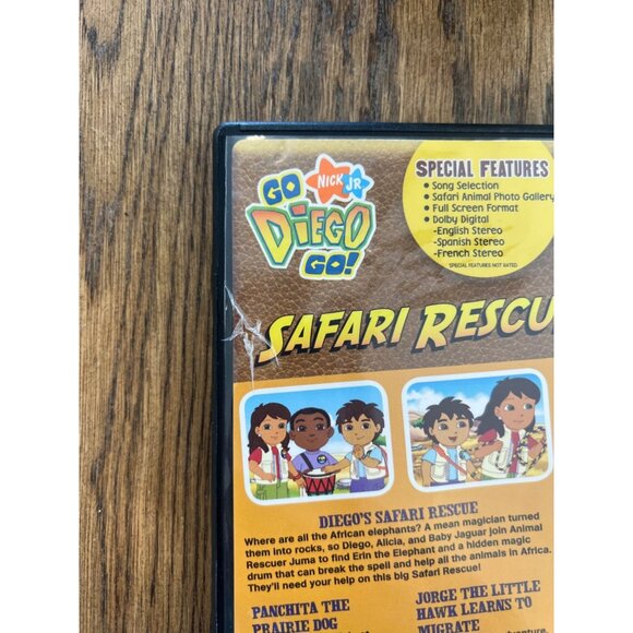 Go Diego Go Safari Rescue DVD Animated Kids Adventure 2007 - Picture 3 of 5